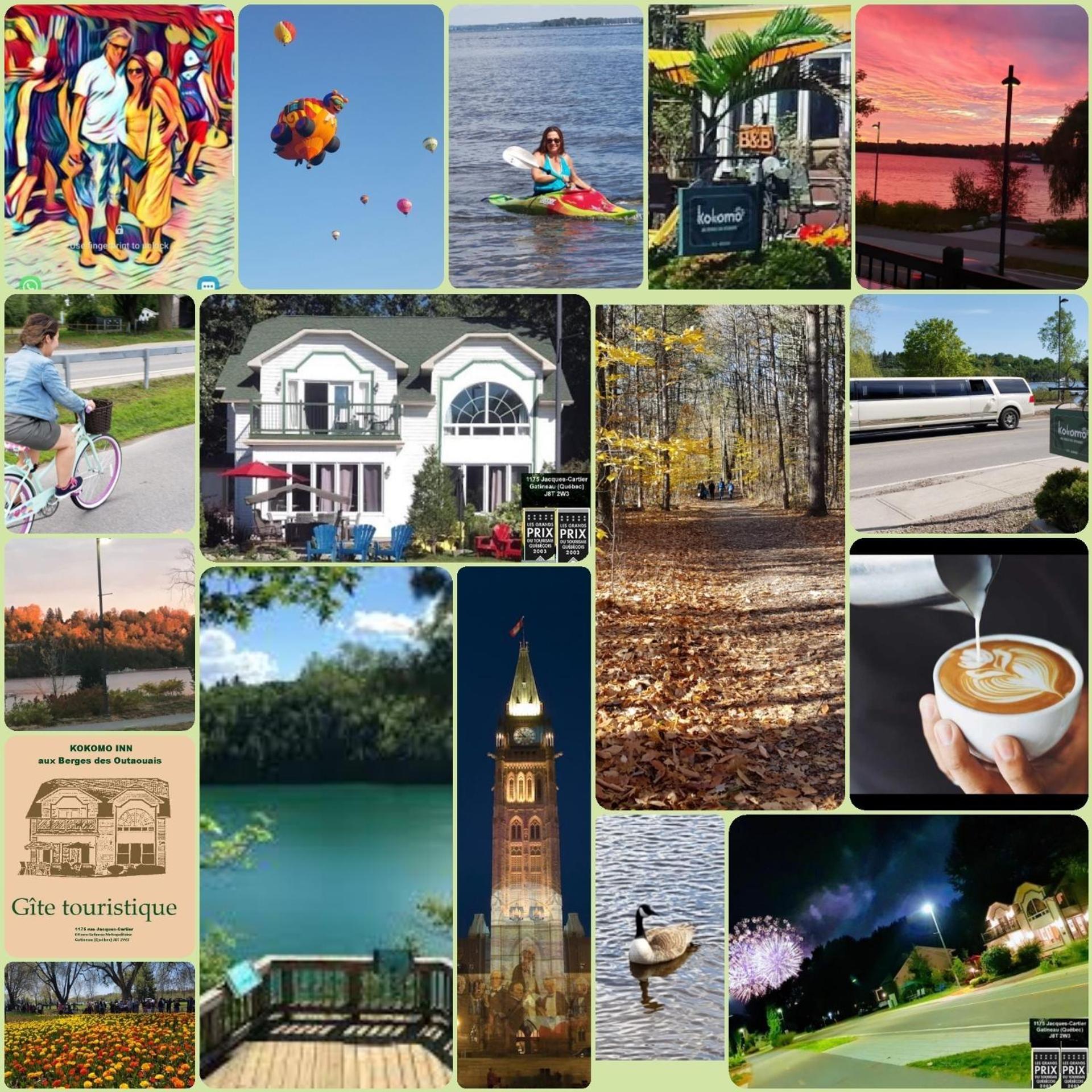 Kokomo Inn Bed And Breakfast Ottawa-Gatineau'S Only Tropical Riverfront B&B On The National Capital Cycling Pathway Route Verte #1 - For Adults Only - Chambre D'Hotes Tropical Aux Berges Des Outaouais Bnb #17542O Екстериор снимка